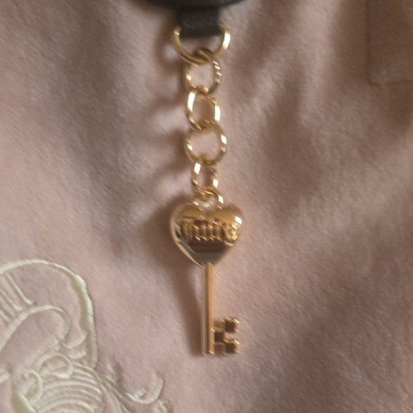 Juicy Couture Blush and Black Embroidered Tote - Picture 5 of 6